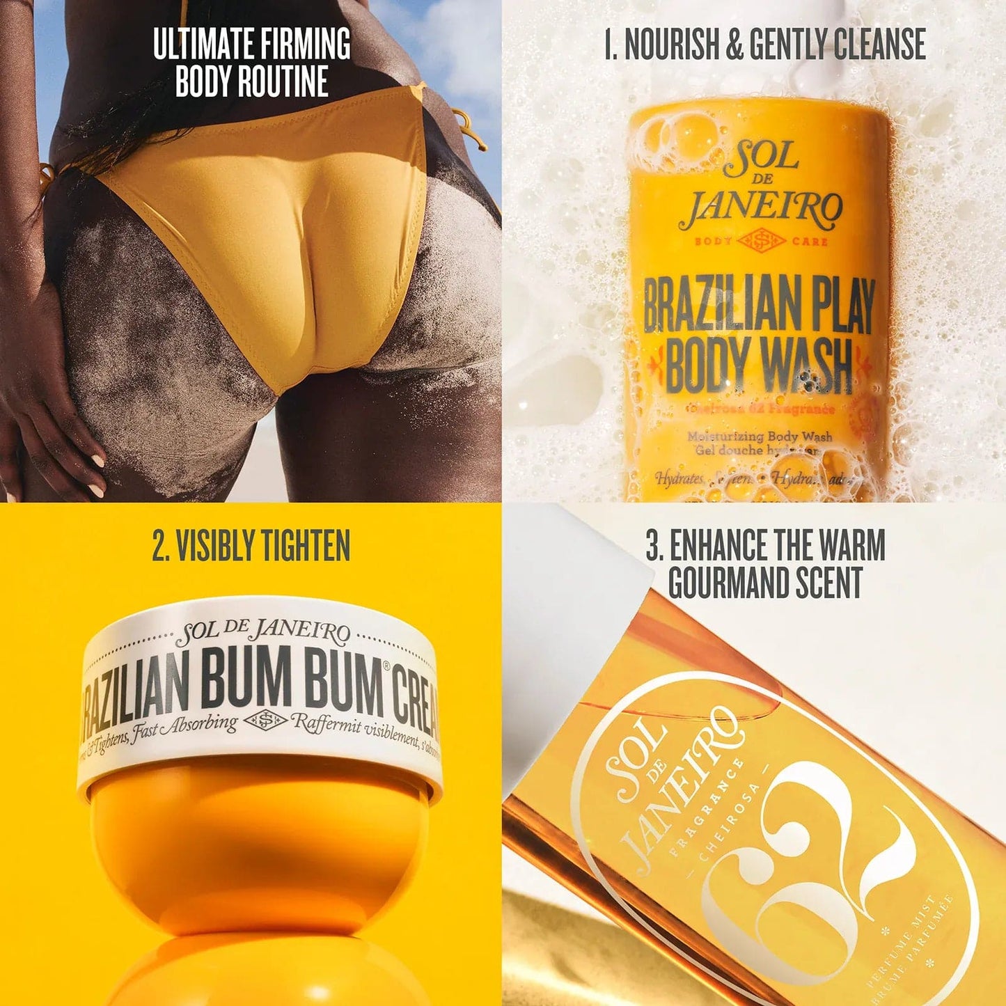 Brazilian Bum Bum Cream – Fast Absorbing Body Firming Lotion for Soft, Glowing Skinwith Long-Lasting Scent